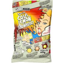 Pacote Balas Sortidas Super Lemon - Cola - Strawberry 60G