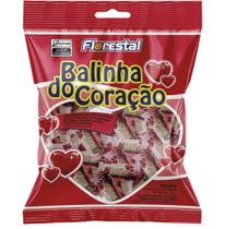 Pacote Balinha Do Coração Morango 108g - Florestal