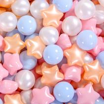 Pacote Ball Pit Balls Heopeis de 100 estrelas e redondos sem BPA