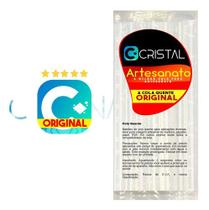 Pacote Bastão de Cola Quente Fina 500g - Cristal Artesanato