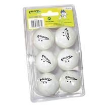 Pacote / Blister com 6 Unidades bolas de ping pong , tenis de mesa 2 estrelas Bolinhas Brancas ORIGINAL KLOPF 5075