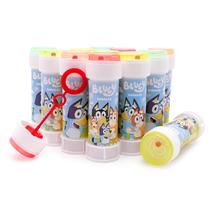 Pacote Bubble Toy Toyland de 12 Bluey com solução de 60 mL Pacote Bubble Toy Toyland de 12 Bluey com solução de 60 mL