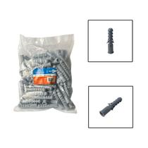 Pacote Bucha Fixa Com Anel 10x50mm 100 Unidades