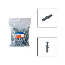 Pacote Bucha Fixa Sem Anel 10x50mm 100 Unidades