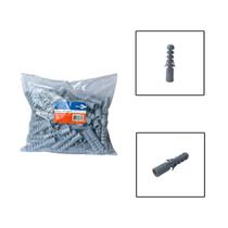 Pacote Bucha Fixa Sem Anel 12x60mm 100 Unidades