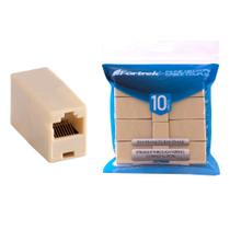 Pacote c/ 10 unid. emenda de Cabo de Rede RJ45 M101S FORTREK Pacote c/ 10 unid. emenda de Cabo de Rede RJ45 M101S FORTREK