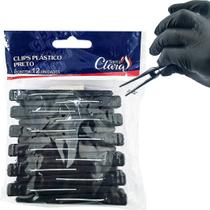 Pacote C/ 12 Clips Plásticos Santa Clara uso Profissional