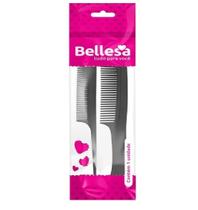 Pacote c/12 Kit de 2 Pentes Plastico - Bellesa
