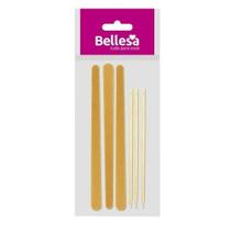 Pacote c/12 Kit de Lixa de Unha + Palito de Unha - Bellesa