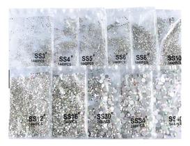 Pacote C/1440 Unidades Strass Cristal Furta Cor Unhas Pacote C/1440 Unidades Strass Cristal Furta Cor Unhas