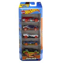 Pacote c/ 5 Carrinhos (Pack) Hot Wheels 1/64 - Mattel