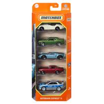 Pacote c/ 5 Carrinhos (Pack) Matchbox 1/64 - Mattel