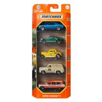 Pacote c/ 5 Carrinhos (Pack) Matchbox 1/64 - Mattel