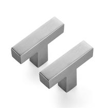 Pacote Cabinet Pulls Ravinte 32, 5 cm de aço níquel escovado