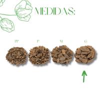 Pacote Casca Pinus 40 Litros ou 6,6kg Natural Cascalho Orquídeas Premium Polida