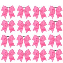 Pacote Cheer Hair Bows OAOLEER de 8 polegadas com 16 para meninas