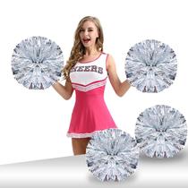 Pacote Cheerleading Pom Pom Ueerdand de 4 pratas para crianças/adultos
