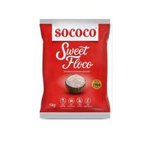 Pacote Coco Ralado Sococo 1Kg Sweet Floco Umido E Adoçado
