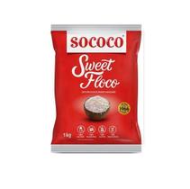 Pacote Coco Ralado Sococo 1Kg Sweet Floco Umido E Adoçado Pacote Coco Ralado Sococo 1Kg Sweet Floco Umido E Adoçado