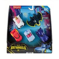 Pacote Com 05 Carrinhos Batwheels Fisher Price HML20 - Mattel