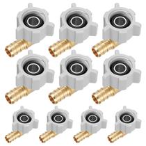 (Pacote com 10) 1/2 polegada Pex x 1/2 polegada Feminino NPT Swivel Cotovelo de 90 graus