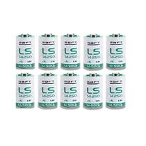 (PACOTE COM 10) Bateria de lítio Saft LS-14250 1/2 AA 3,6 V 1100mAh