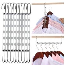 Pacote com 10 cabides Space Saving Trees & Breeze for Clothes Pacote com 10 cabides Space Saving Trees & Breeze for Clothes