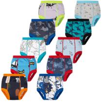 Pacote com 10 calças de treino para bebês BIG ELEPHANT, 100% algodão, de 5 a 6 anos Pacote com 10 calças de treino para bebês BIG ELEPHANT, 100% algodão, de 5 a 6 anos