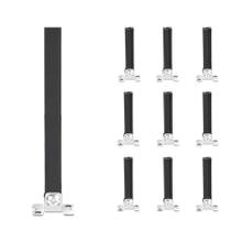 Pacote com 10 conectores giratórios de balaústre Sidasu para quadrados de 1/2"