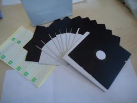 Pacote com 10 Disquetes 5,25" de Alta Densidade em Branco Pacote com 10 Disquetes 5,25" de Alta Densidade em Branco
