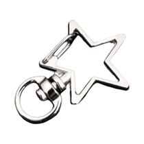 Pacote Com 10 Fechos De Metal Tipo Lagosta, Ganchos De Chaveiro Em Formato De Estrela, Clipes Para Pacote Com 10 Fechos De Metal Tipo Lagosta, Ganchos De Chaveiro Em Formato De Estrela, Clipes Para