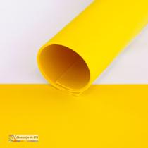 Pacote com 10 Folhas de EVA Liso Amarelo 1,5mm 40x48cm