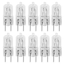 Pacote com 10 lâmpadas G8 25W 120V Halogênio T4 Bi Pin Clear Lens