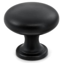 Pacote com 10 maçanetas de gabinete HESTIA HARDWARE em preto fosco de 29 mm