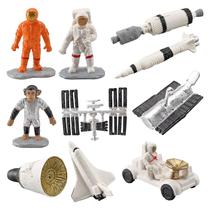 Pacote com 10 modelos de telescópio de exploração espacial modelo espacial astronauta cena da cápsula espacial ornamentos de modelo feitos à mão Pacote com 10 modelos de telescópio de exploração espacial modelo espacial astronauta cena da cápsula espacial ornamentos de modelo feitos à mão