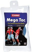 Pacote com 10 Overgrip Tourna Mega Tac Extra Tacky Blue Pacote com 10 Overgrip Tourna Mega Tac Extra Tacky Blue
