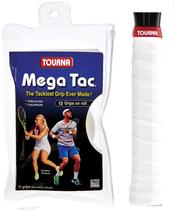 Pacote com 10 Overgrip Tourna Mega Tac Extra Tacky White Pacote com 10 Overgrip Tourna Mega Tac Extra Tacky White