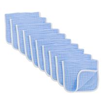 Pacote com 10 panelas Burp Cloths Synrroe, 100% algodão, 15x25 cm Pacote com 10 panelas Burp Cloths Synrroe, 100% algodão, 15x25 cm