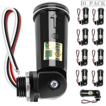 Pacote com 10 sensores de fotocélula Outdoor Light Dusk to Dawn 110-240V Pacote com 10 sensores de fotocélula Outdoor Light Dusk to Dawn 110-240V