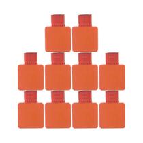 Pacote Com 10 Suportes Elásticos Para Canetas, Clips De Couro PU Autoadesivos Para Cadernos, Diários