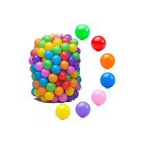 Pacote com 100 Bolas de Sinuca de Plástico (5,5cm) para Crianças