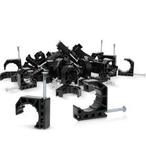 (Pacote com 100) Luminária EFIELD Black Half Clamp para 1/2 PEX