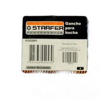 Pacote Com 100 Peças Gancho Para Bucha 08Mm Starfer