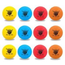 Pacote com 12 bolas de espuma Pandahero Mini Hockey para crianças de 3 anos ou mais