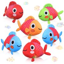 Pacote com 12 brinquedos de pelúcia Blueweenly, conjunto colorido de 22 cm