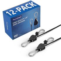 Pacote com 12 cabides ajustáveis Grow Light Hangers Fondwell de 1/8 de polegada