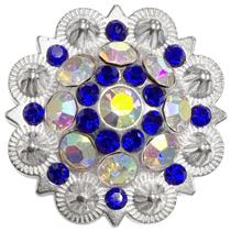 Pacote com 12 Conchos com Strass e Borda Recortada de 1,5" Pacote com 12 Conchos com Strass e Borda Recortada de 1,5"