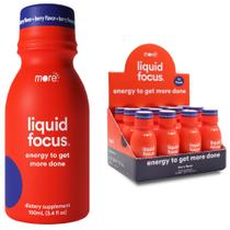 Pacote com 12 doses de cafeína Drink More Labs Liquid Focus Nootropic