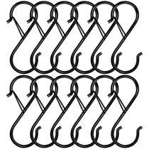 Pacote com 12 ganchos Mzekgxm para pendurar, design de fivela de segurança de 9 cm