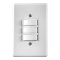 Pacote com 12 Interruptores 1 Simples e 2 Paralelos Mec-Tronic